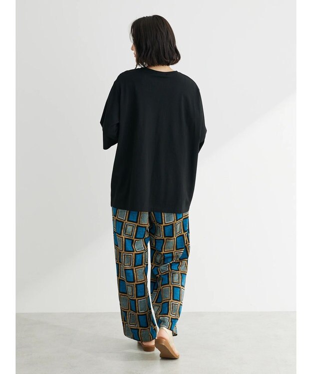 Green Parks アシメトリーデザインチュニック Black