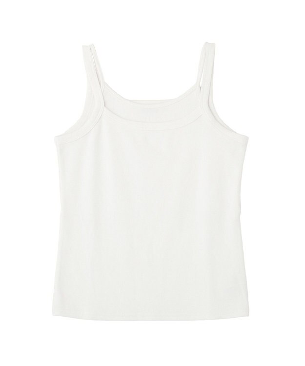 Green Parks 【適ON】レイヤードタンクトップ Off White
