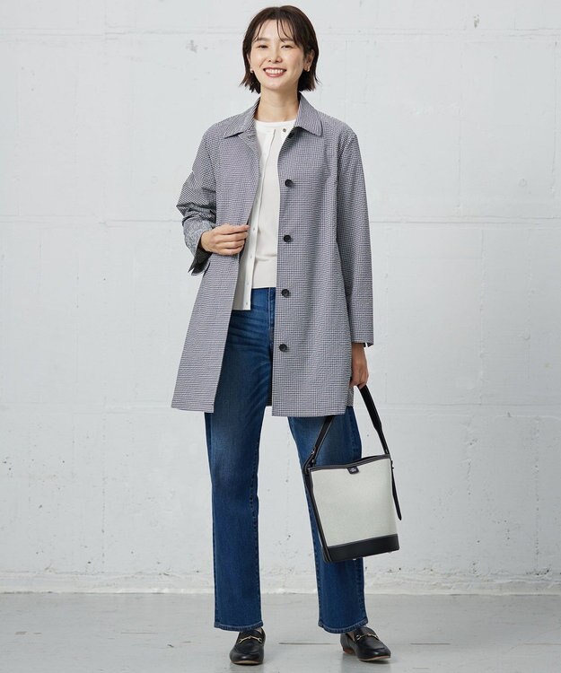 J.PRESS LADIES L 【洗える・ニットセット】TRIM TWIN ニット ベージュ×オフ系