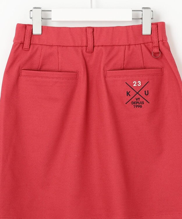 23区GOLF 【WOMEN】【ストレッチ】ハイパワーベーシックスカート レッド系