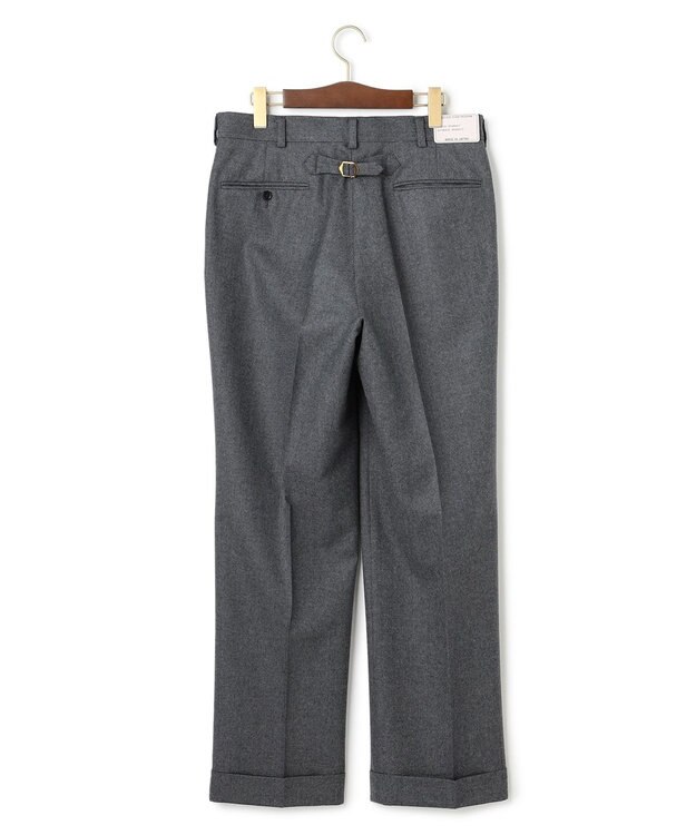 J.PRESS MEN 【J.PRESS ORIGINALS】Peppin Merino Saxony Piped Stem Trousers / Japan Made ライトグレー系