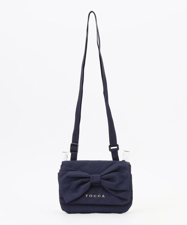 TOCCA BAMBINI 【WEB限定】RIBBON POCKET POUCH SHOULDER ポケットショルダー ネイビー系