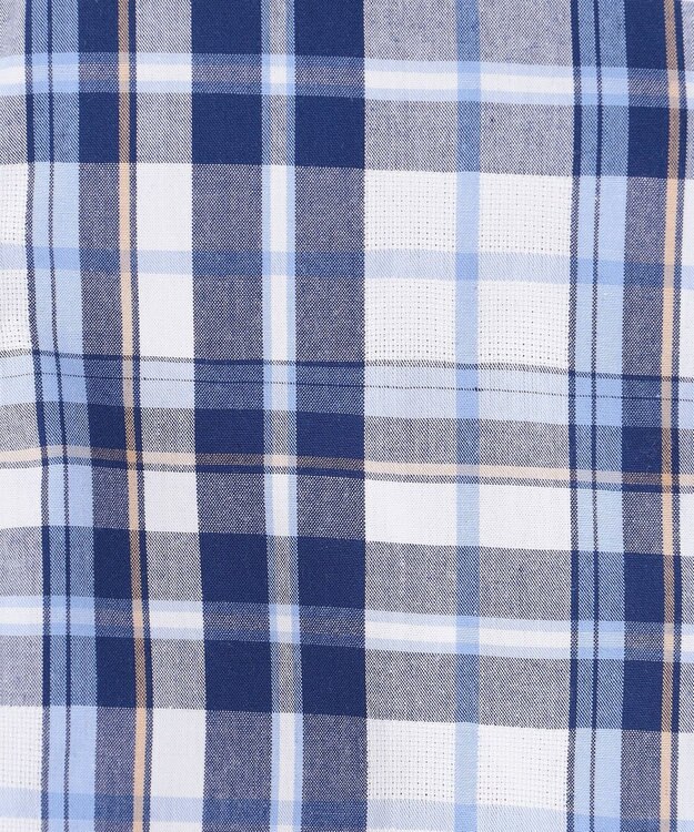 J.PRESS KIDS 【110-130cm】ロゴプリント チェックシャツ ネイビー系4