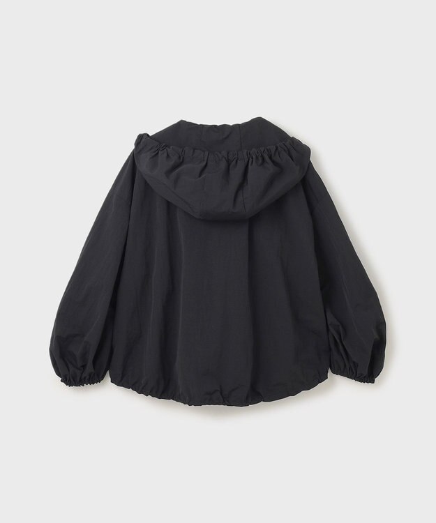 GRACE CONTINENTAL ナイロンバルーンフードジャケット ブラック