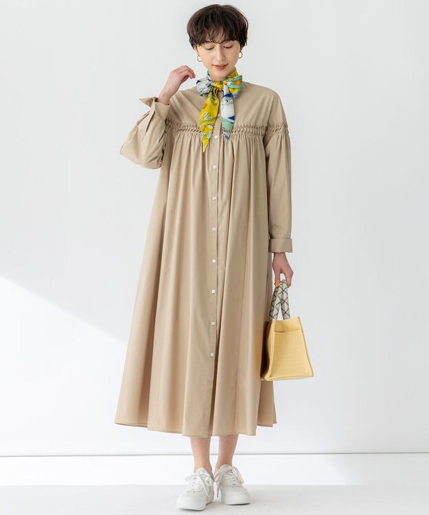 23区 NOMADIS SAC スクエア メッシュ プチ トートバッグ ベージュ系