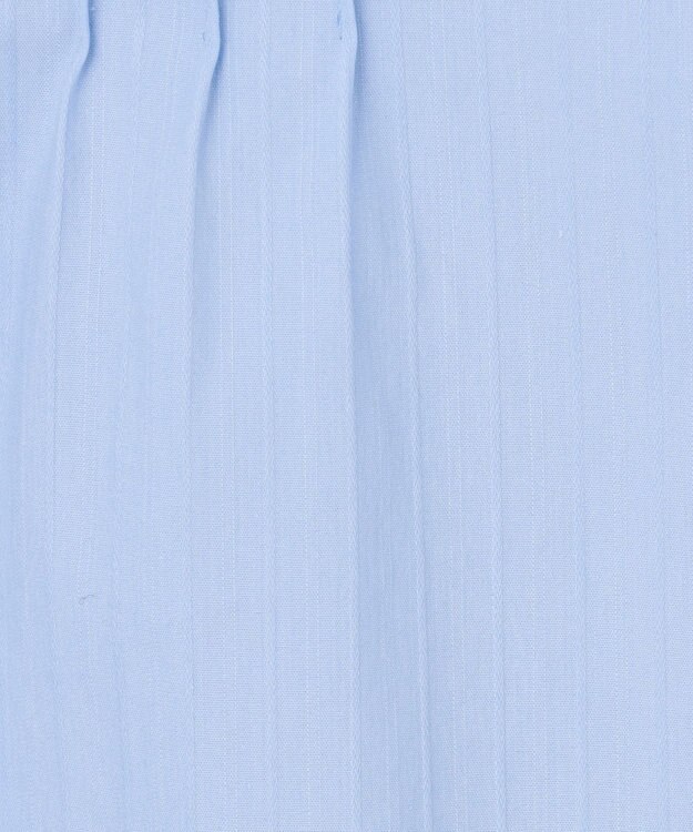 J.PRESS LADIES S 【洗える】BEZコットンナイロン ストライプ ピンタック ブラウス サックスドビー系1