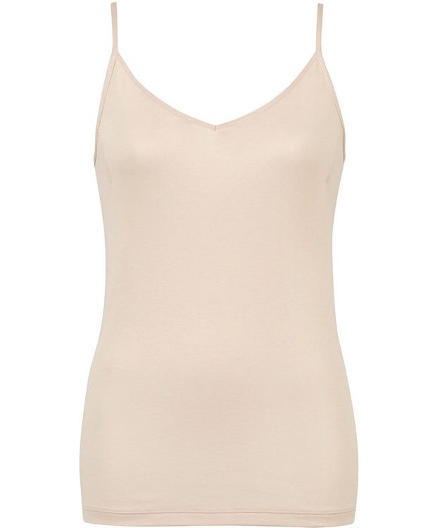 Wing インナー 【綿の贅沢オーガニック】 オーガニックコットン混素材 薄くて軽い キャミソール EL1056 ウイング／ワコール ベージュ