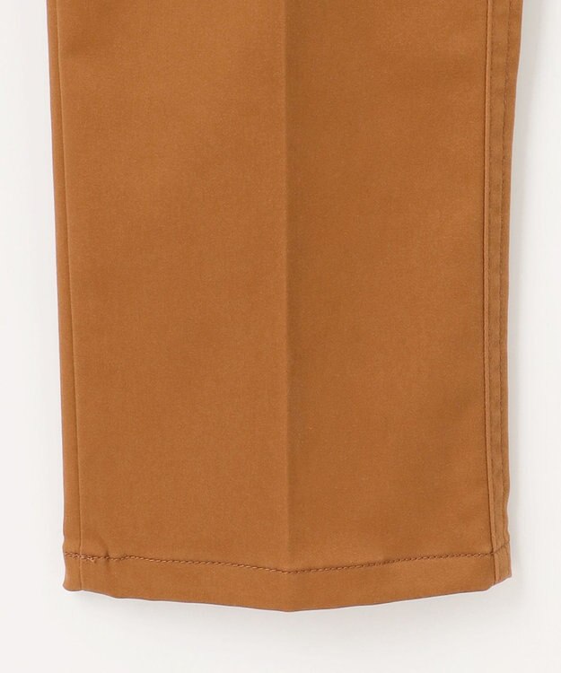 JOSEPH ABBOUD 【キングサイズ・ウェストも伸びる！/JAPANファブリック/ストレッチ】ハイパワーサテンストレッチ パンツ キャメル系