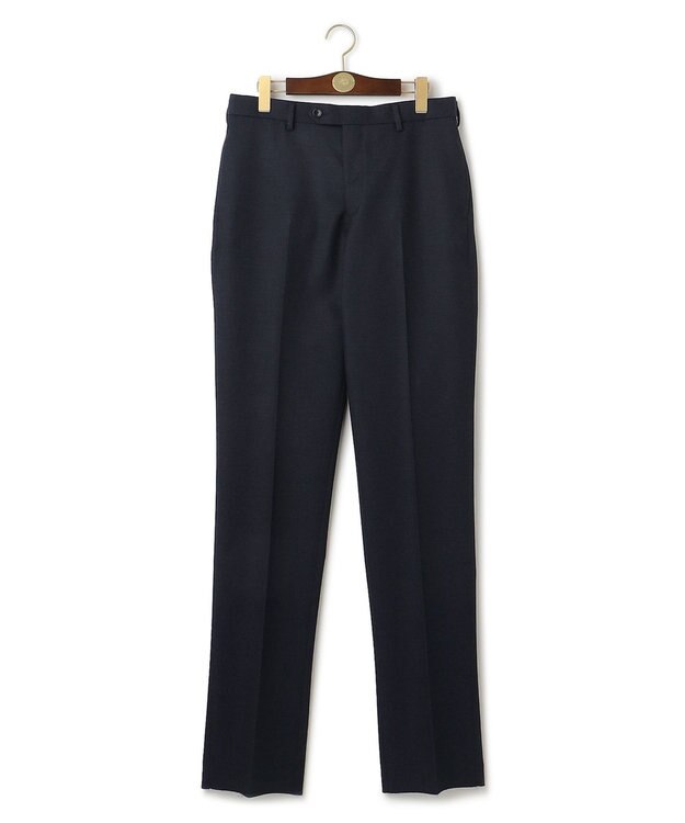 J.PRESS MEN トリートメントウール キャバルリーツイル スラックス ネイビー系