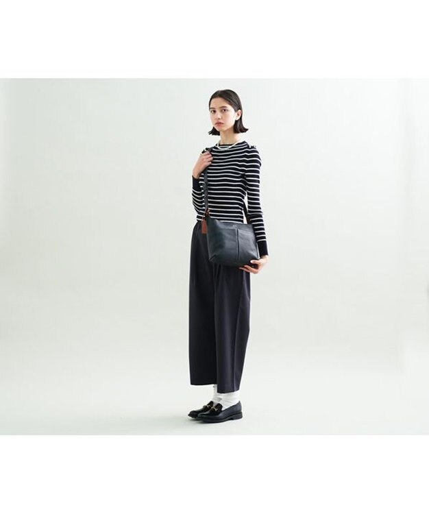 genten タスカ ショルダーバッグ ネイビー