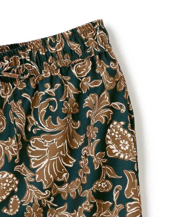 UNFILO 【ウエストゴム】プリント イージーパンツ ペイズリー