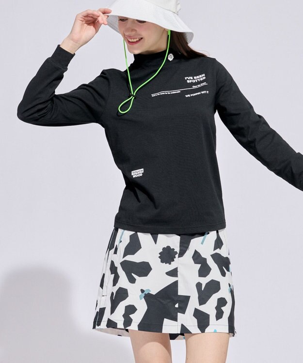 PW CIRCULUS 【WOMEN】DOVE柄 ボックススカート ゴルフウェア レディース ホワイト系5