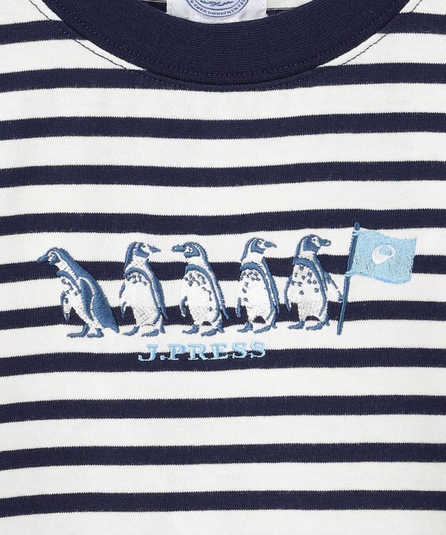 J.PRESS KIDS 【140-170㎝】フンボルトペンギンＴシャツ ネイビー系1