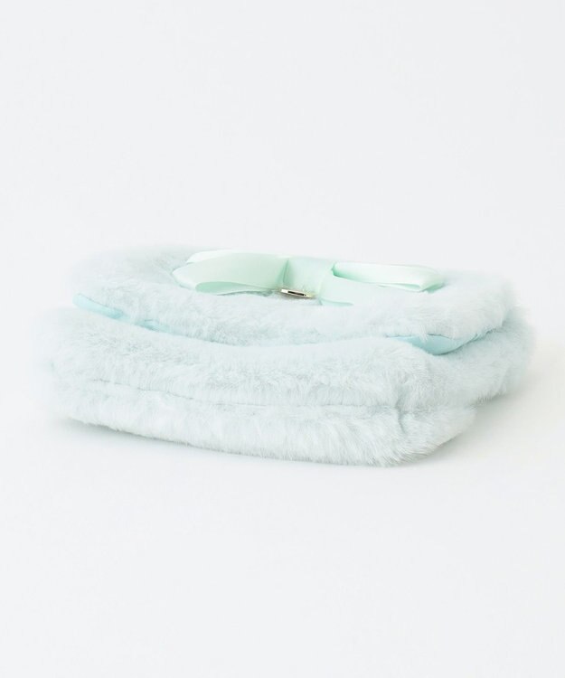 ANY KIDS リボン付き ポケット ポシェット ミント