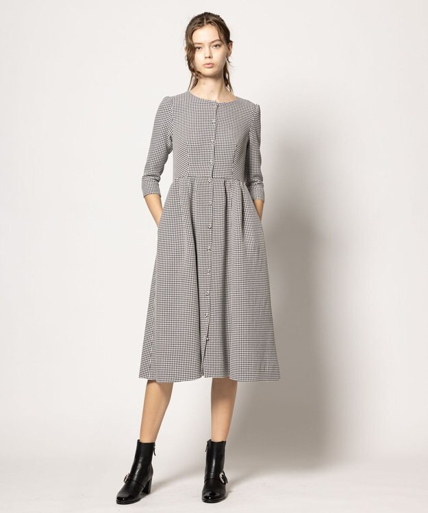 TOCCA 【00サイズあり・消臭・洗える】HAPPY BLOOMING ドレス ネイビー系