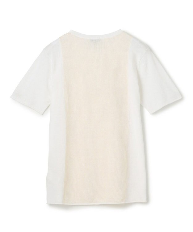 JOSEPH 【洗える】リネンコットン　ニットTEE Ivory