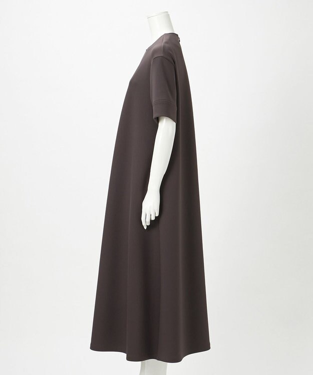 23区 【R(アール)】アクアスーティングジャージー Aライン ワンピース グレー系