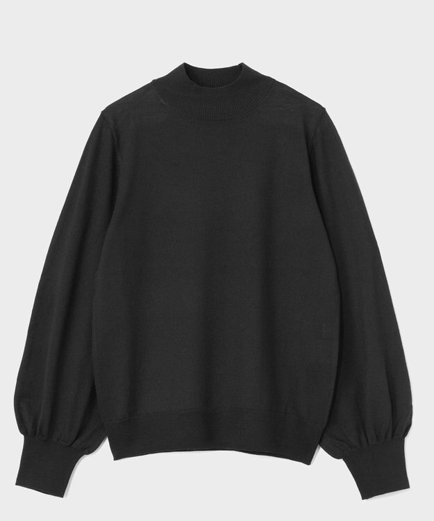 GRACE CONTINENTAL ファインウールニットトップ ブラック