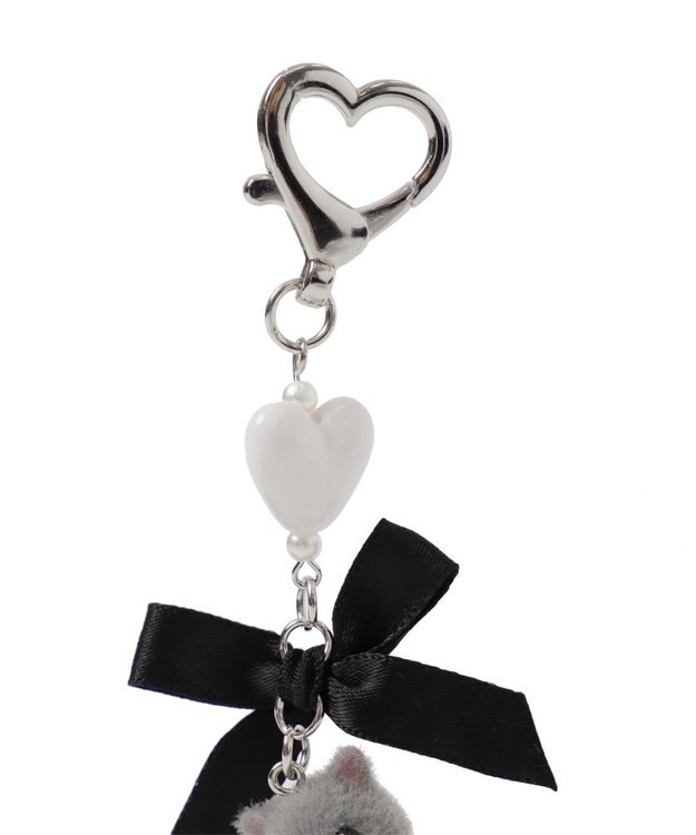 WEGO ハイハイキャットキーホルダー グレー