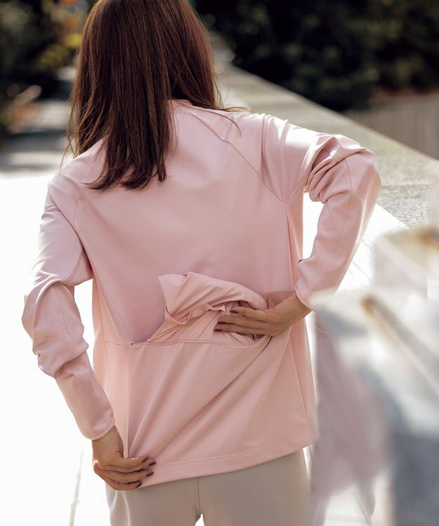 UNFILO 【ユニセックス】レイヤードプルオーバー ピンク系