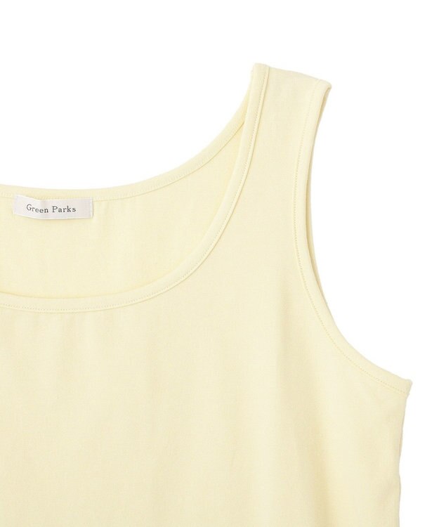 Green Parks ＳＥＴ２点Ｖネックブラウス＋タンクトップ Yellow