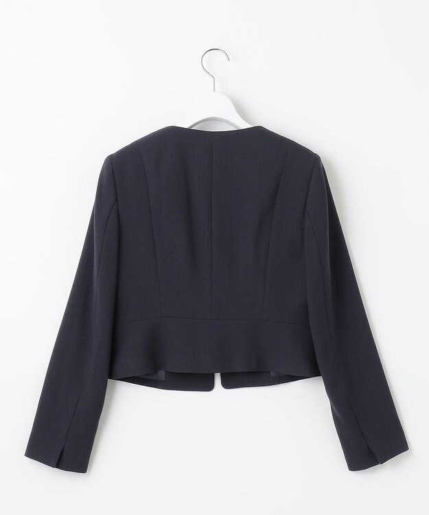 自由区 FORMAL 【お受験/セレモニーに】濃紺　洗える/衿取り外し　ワンピース+ジャケット ネイビー系