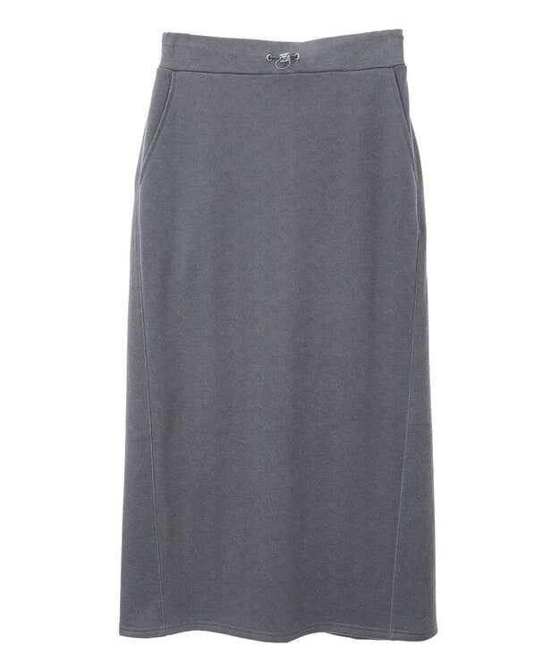 Green Parks ピグメントＩラインスウェットスカート Charcoal Gray