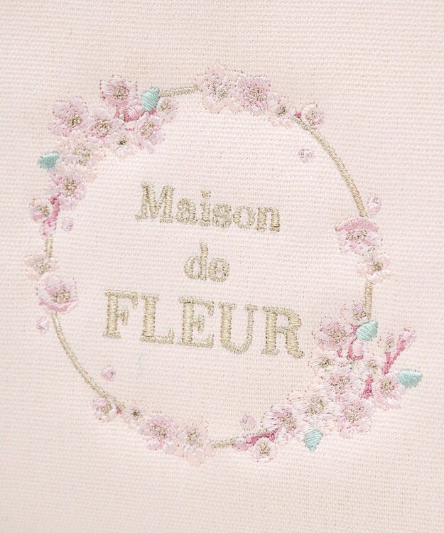 Maison de FLEUR sakuraスクエア2Wayトートバッグ Pink