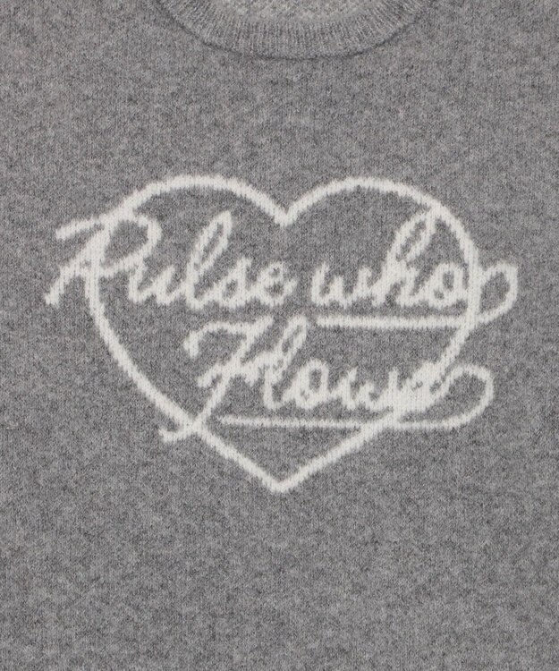 WEGO 【2025年秋冬新作】フラッフィーグラフィックニットBIGプルオーバー 柄9