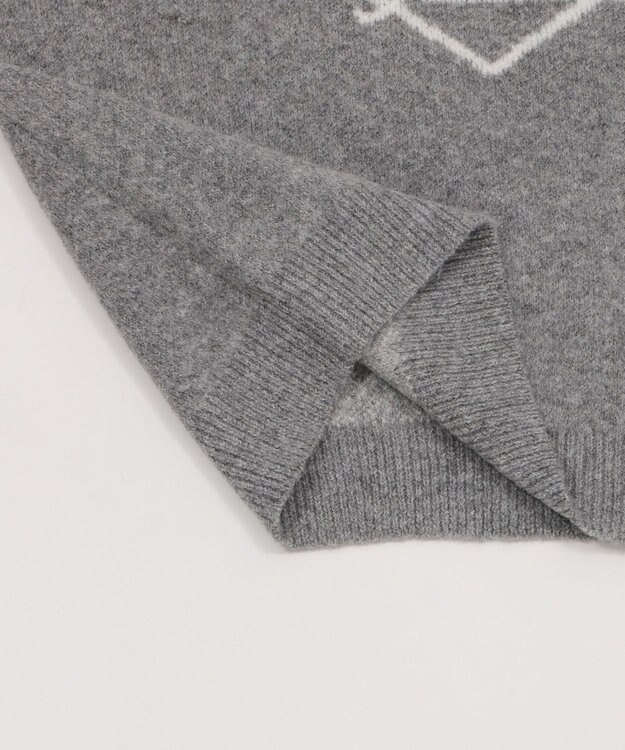 WEGO 【2025年秋冬新作】フラッフィーグラフィックニットBIGプルオーバー 柄9