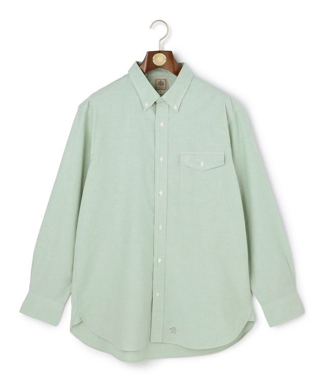 J.PRESS MEN 【KING SIZE】【IVY SHIRTS / 8色展開】オックスフォードオーバル シャツ /B.D. グリーン系