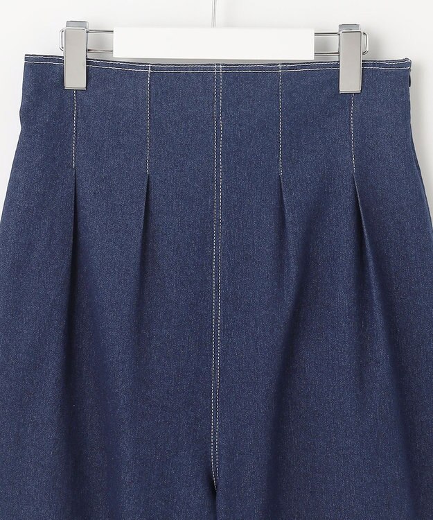 Feroux 【2WAY】ハイウエストデニム パンツ ネイビー系