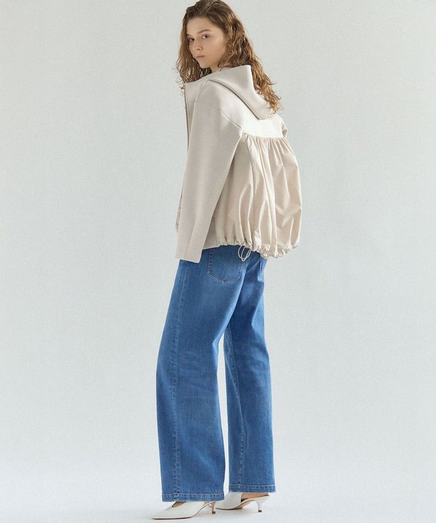 23区 【先行予約】コットンダンボール フーディー アウター ベージュ系