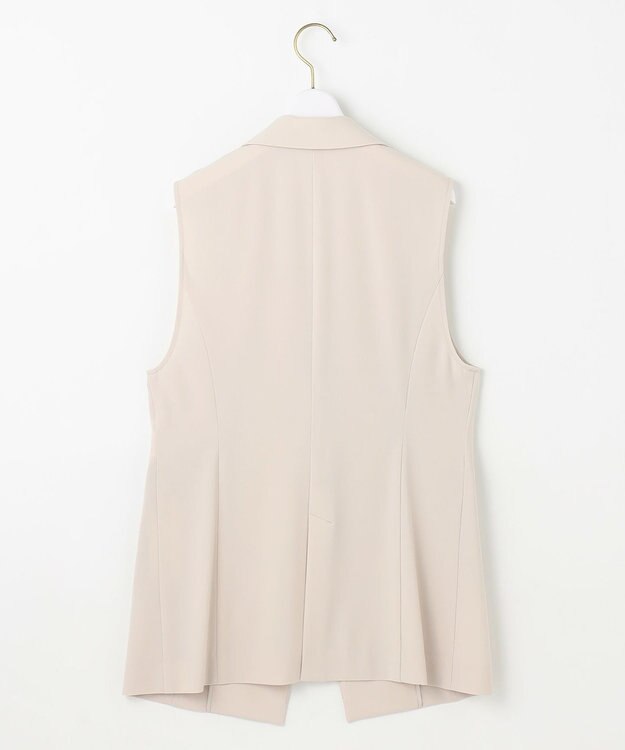 ANY SIS 【洗える】セレモニーダブルクロス ジレ ライトベージュ