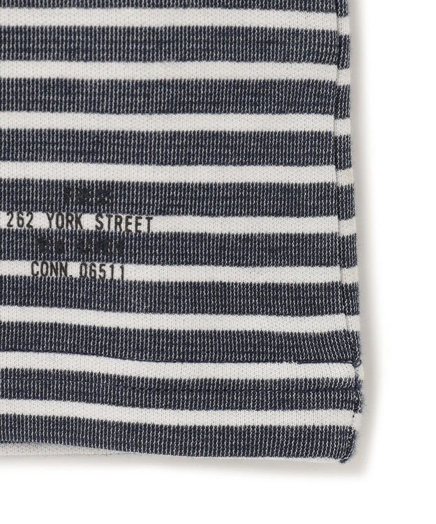 J.PRESS MEN ソフトＷフェイス ボーダーロングTシャツ ネイビー系7