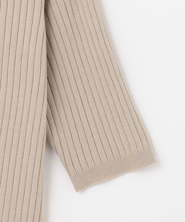 ANY 【洗濯機可能】ポロカラーニット サンドベージュ