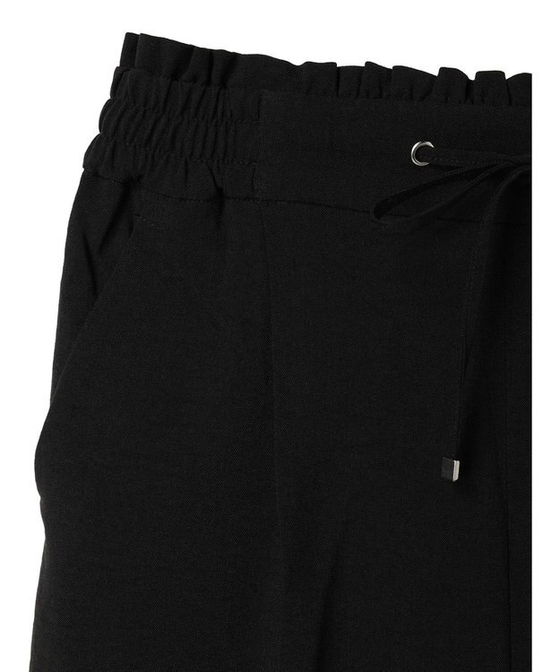 earth music&ecology リネンライクワイドパンツ Black