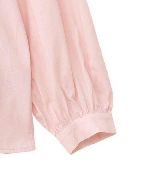 AMERICAN HOLIC イージーケアバックフリルバンドカラーシャツ Light Pink