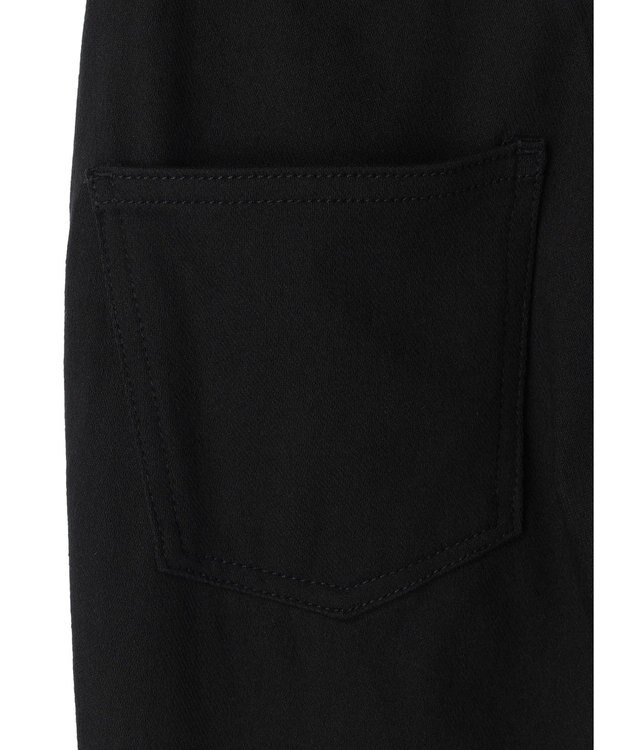 earth music&ecology 裏起毛スキニーパンツ Black