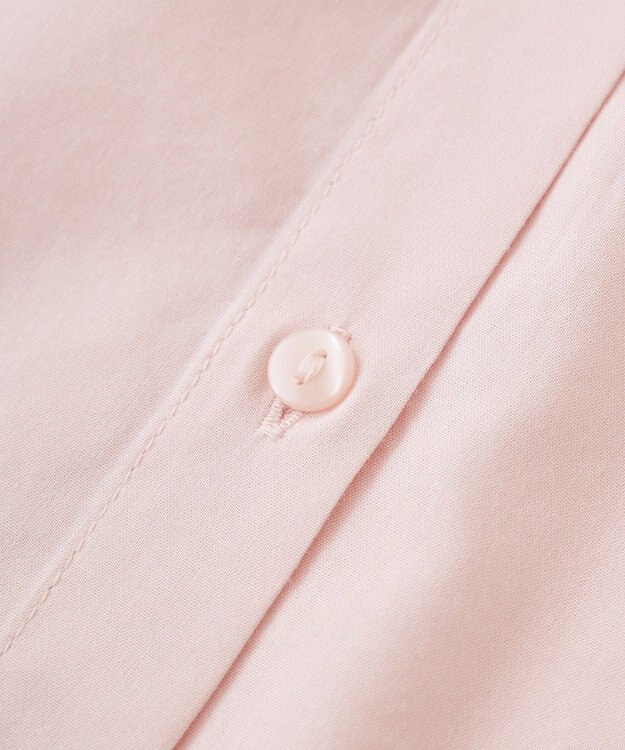 AMERICAN HOLIC イージーケアバックフリルバンドカラーシャツ Light Pink