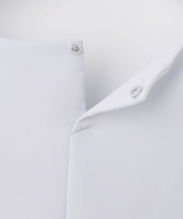 J.PRESS LADIES S ポリエステルツイル タックネック カットソー サックスブルー系