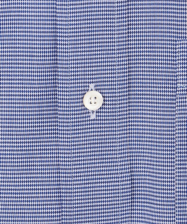 J.PRESS MEN 【PREMIUM PLEATS / 形態安定】PANAMAミニチェックシャツ/ B.D. ネイビー系3