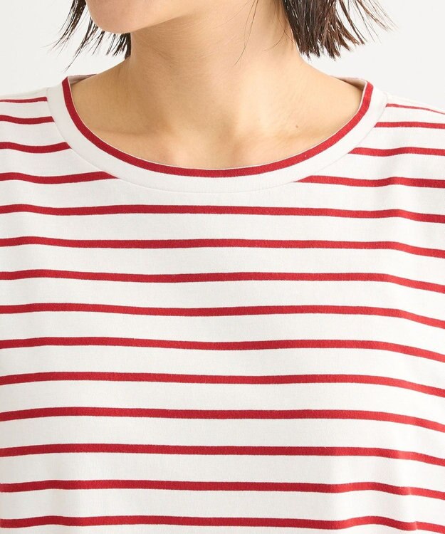 Green Parks ボーダープルオーバー Red