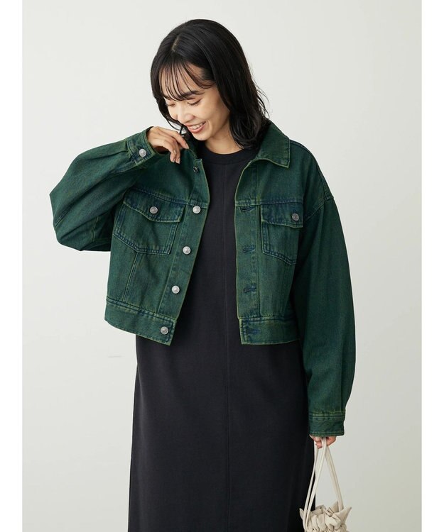 Green Parks ・ＳＵＧＡＲ　ＳＰＯＯＮ　カラーデニムＧジャン Green