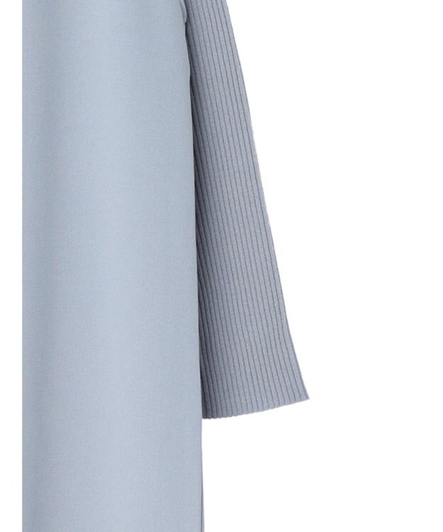 earth music&ecology ＳＥＴ２点Ｖネックジャンスカ＋ハイネックニット Gray