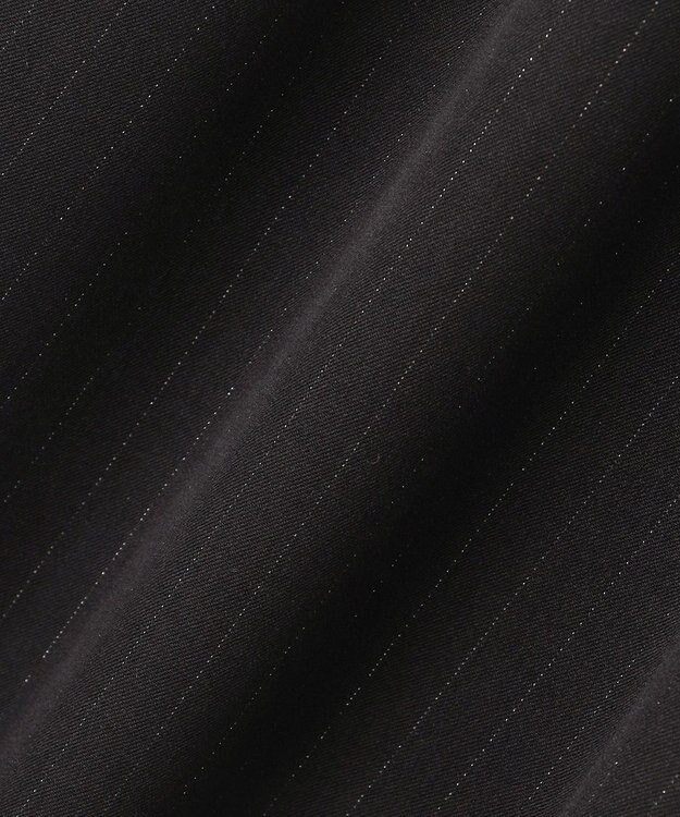 組曲 L 【加藤ローサさん着用】ラメストライプ ワイドパンツ ブラック系1