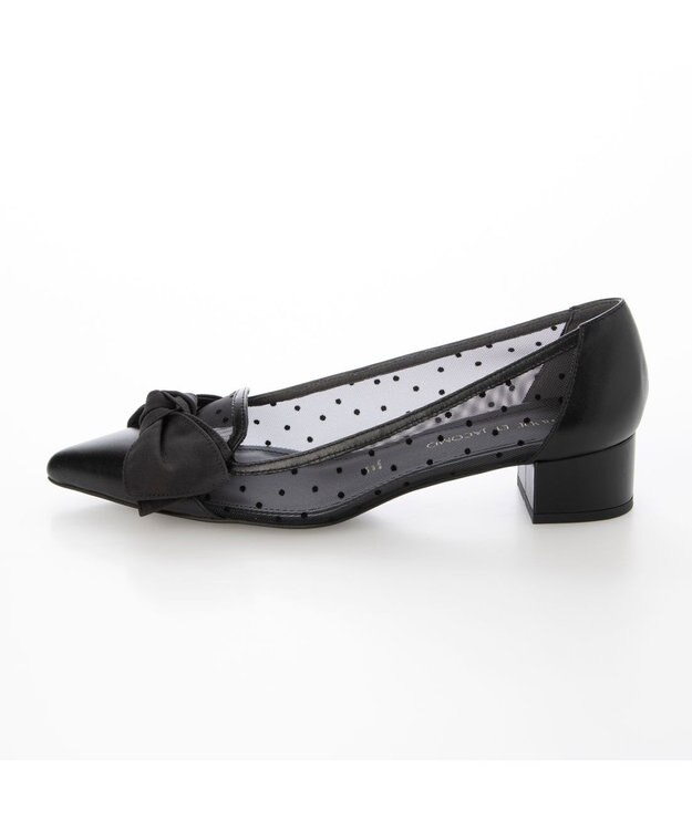 MODE ET JACOMO <MODE ET JACOMO>ビッグリボンオペラパンプス ブラック