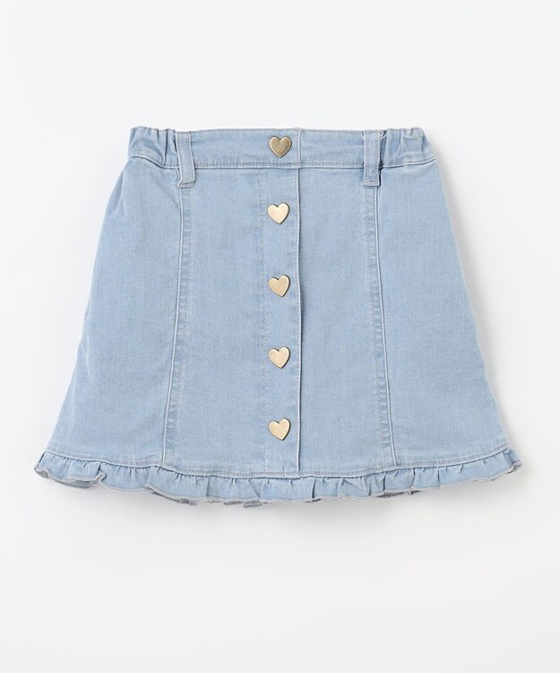 ANY KIDS デニム ミニ スカート ブルー