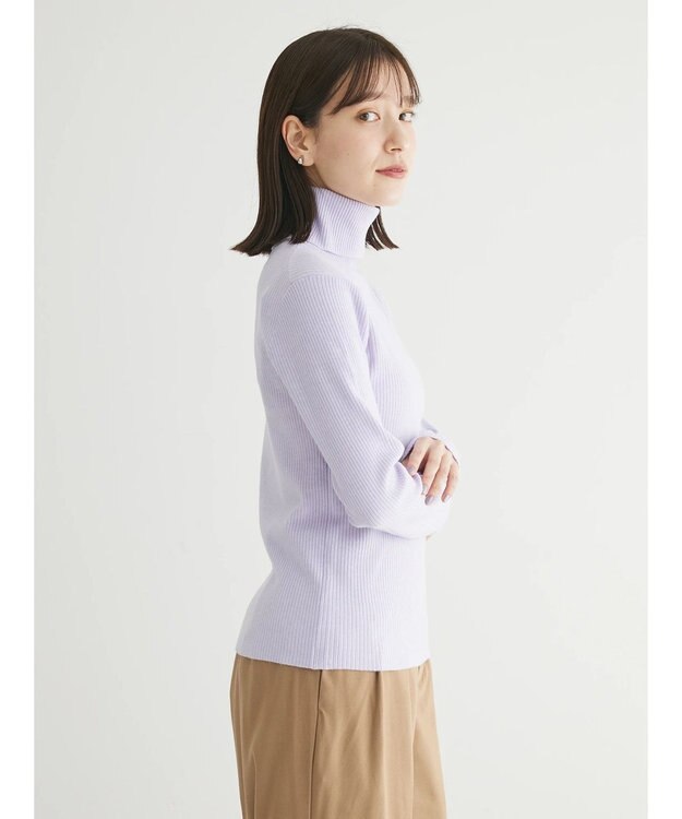 Green Parks もちやわ　タートルプルオーバー Lavender