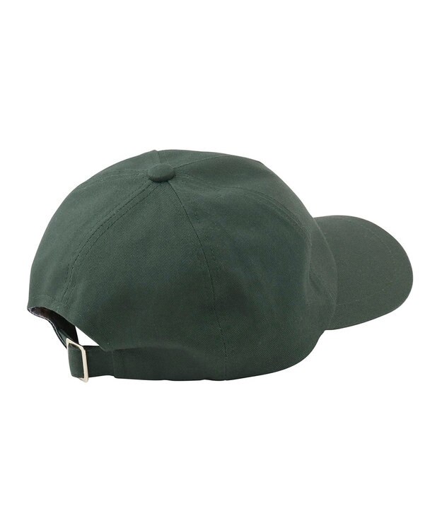 MOONBAT 【FUDGE掲載】ポール & ジョー (PAUL & JOE ACCESSOIRES) 猫 ヌネット刺繍 キャップ ダークグリーン